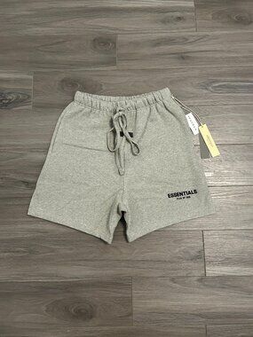 Essentials Fear of God Dark Oatmeal Shorts Brand New